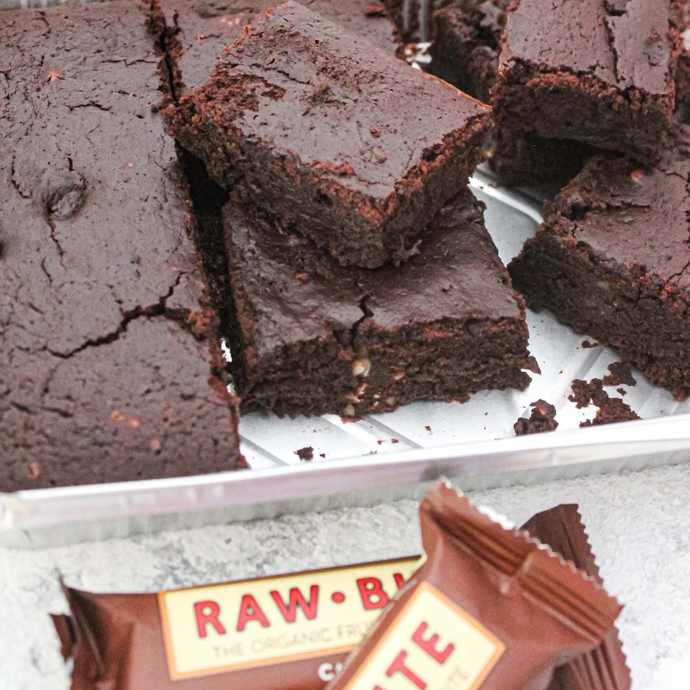 Lækre veganske brownies med RAWBITE