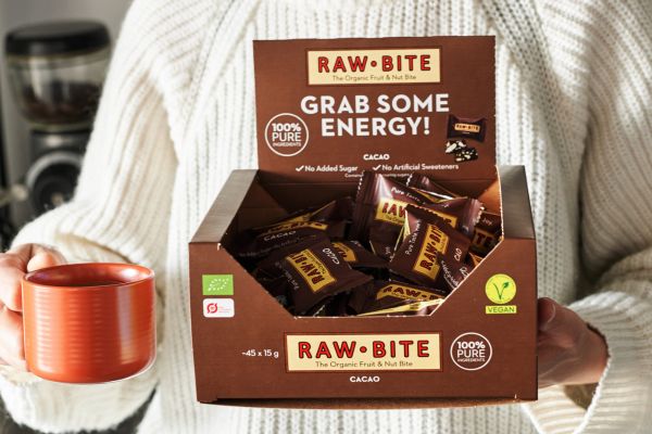 RAWBITE Cacao Office Box med kaffe