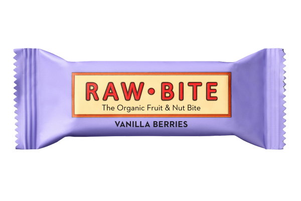 RAWBITE Vanilla Berries bar