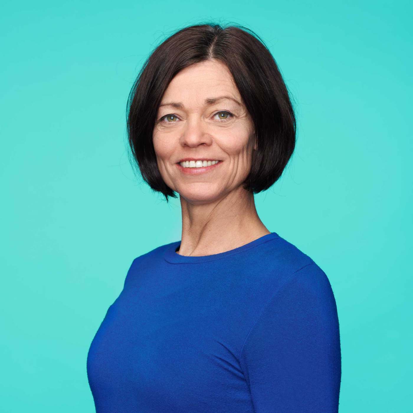 Lotte på turkis baggrund